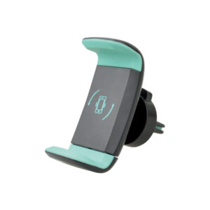 Soporte Celuar Auto Rejilla Aire Acondicionado - Color Negro Con Turquesa