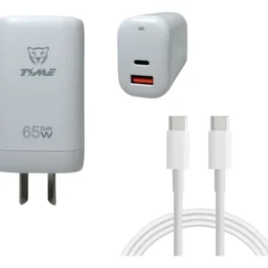 Cargador Turbo Power 65W 45+20  Tipo C / Usb