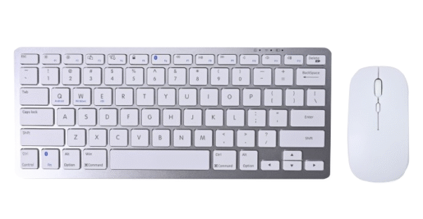 Teclado y Mouse Inalámbrico Bluetooth – Portable y Recargable – RDKM-908